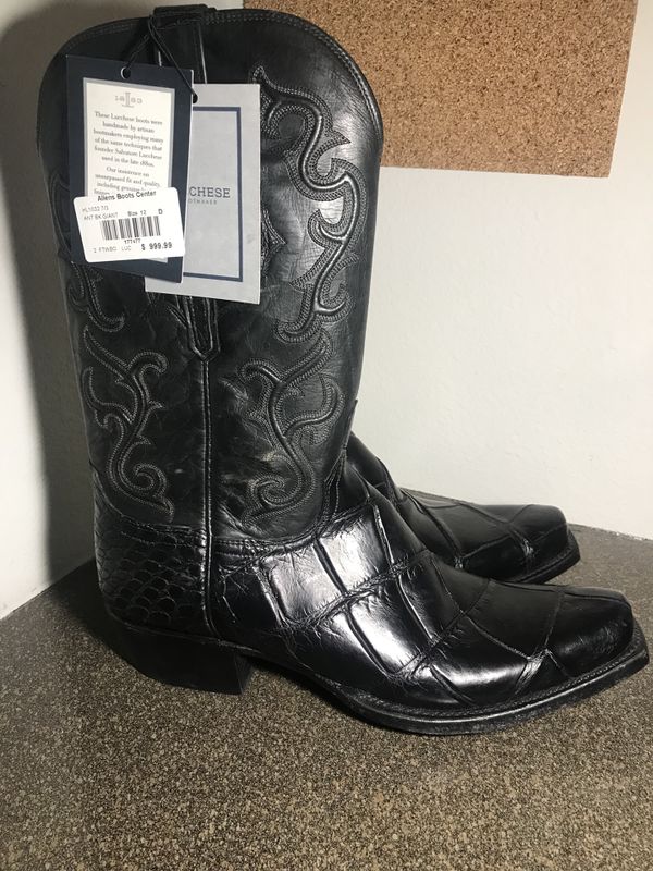 lucchese large gator