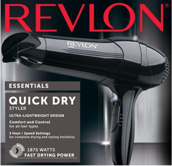 Revlon 1875W Quick Dry Lightweight Hair Dryer
