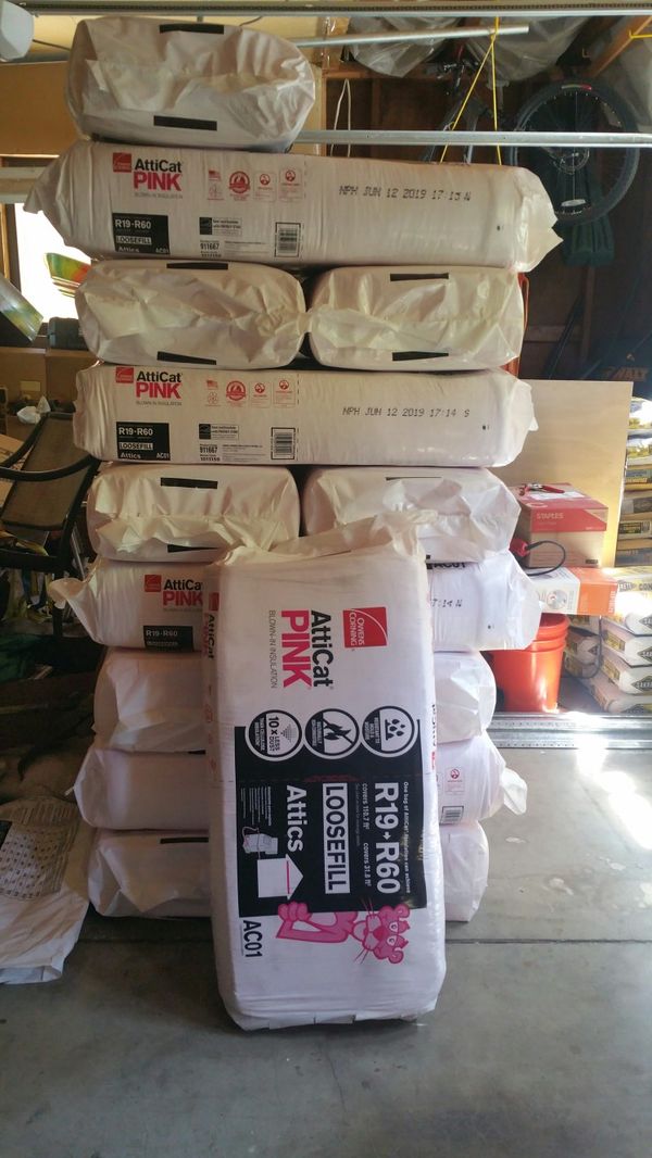 AttiCat PINK Expanding Fiberglass BlownIn Insulation System for Sale