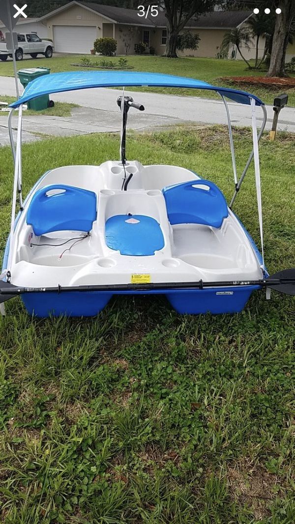 Custom made pedal boat with trolling motor for Sale in Tampa, FL OfferUp