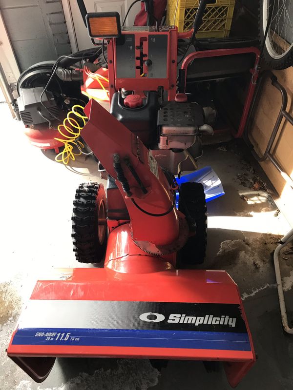 Simplicity 28 inch 11 Hp 2stage Heavy Duty commercial snow blower for