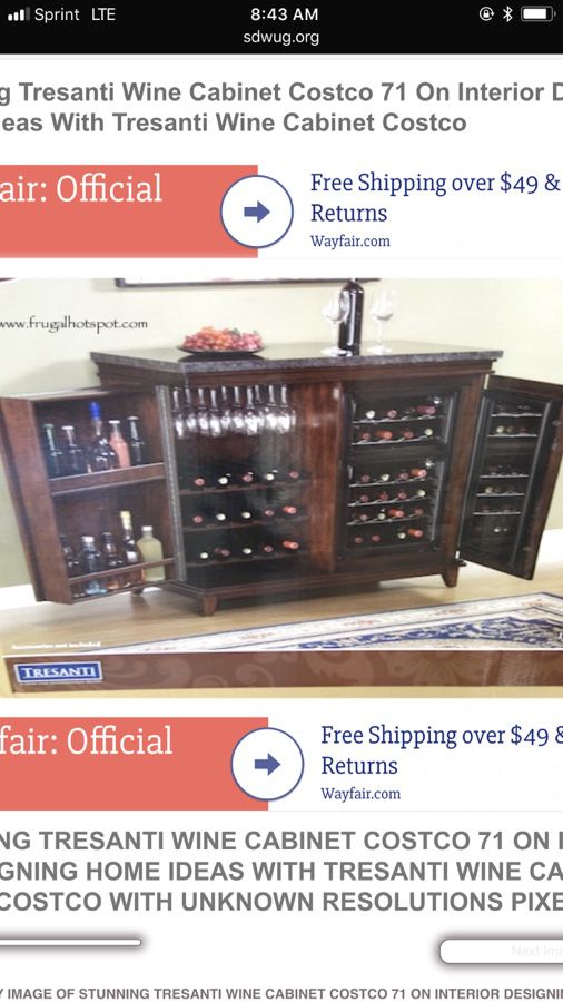 Wine Cooler Cabinet For Sale In Wheaton Glenmont Md Offerup