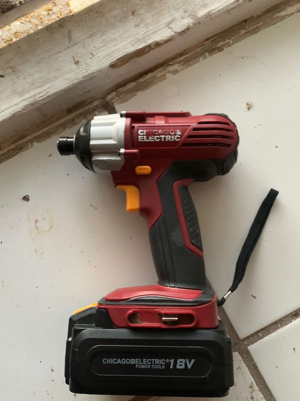 Chicago Electric Power Tools 18 Volt 1/2 in. Cordless Variable Speed