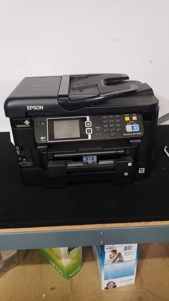 Epson Workforce Wf 3640 All In One Wireless Color Printercopierscannerfax Machine For Sale In 7212
