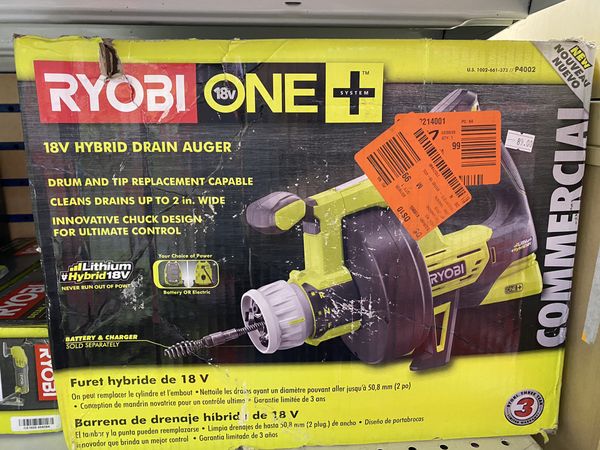 Ryobi Hybrid drain snake cordless tool only for Sale in Westminster, CA ...