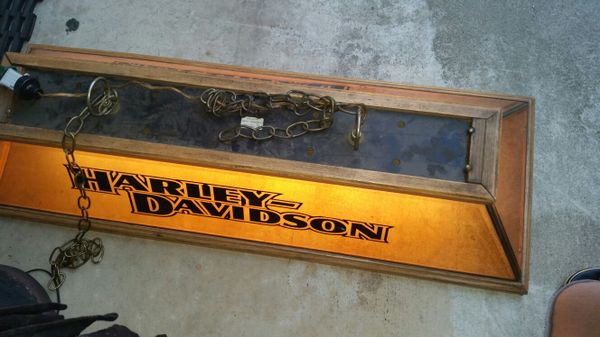 pool table light harley davidson