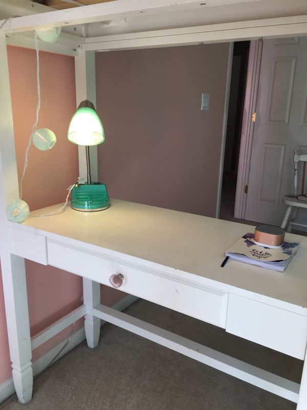 Pottery Barn loft bed with desk for Sale in Lake in the Hills, IL OfferUp