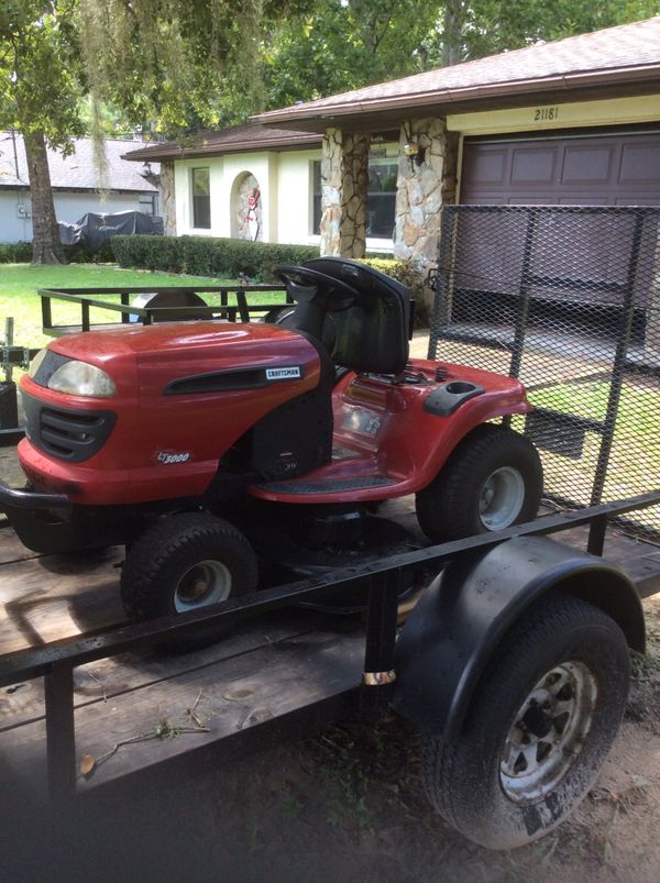 Craftsman LT3000 Riding Mower 20hp 46” Cut New Blade Engage Cable