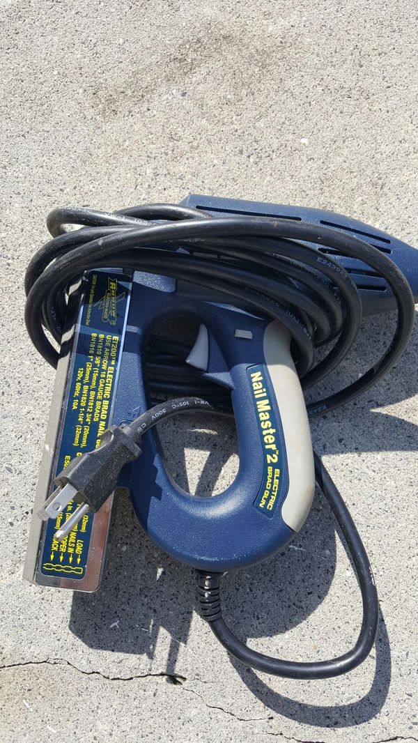 Nail Master 2 Electric Brad Nail Gun For Sale In Charlotte NC OfferUp   55337cf6471e4d7aab0cbb634abf4a56 