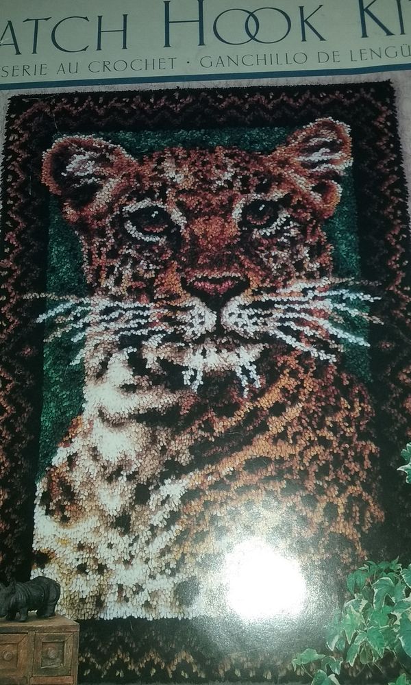 Tiger latch hook rug kit for Sale in McHenry, IL OfferUp
