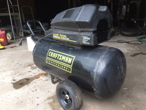 240V Craftsman professional 6.5 HP, 33 gallon air compressor for Sale ...