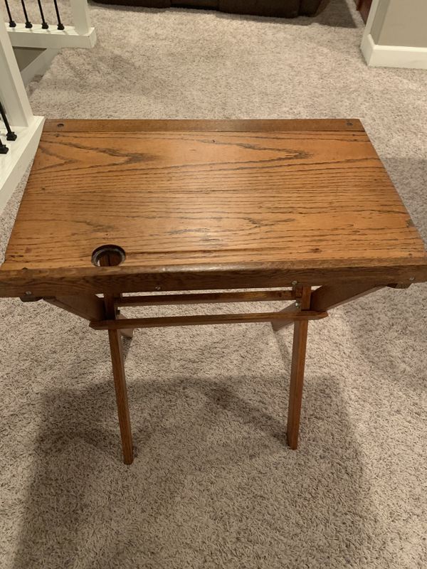 Antique school house desk with Inkwell!!! for Sale in Maple Valley, WA