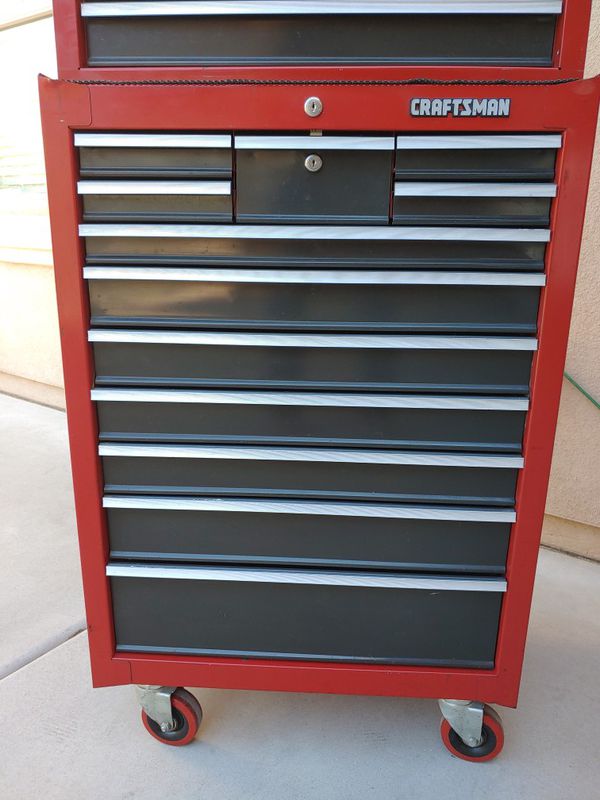 Craftsman big&tall full depth 24 drawers toolbox in great shape. for ...