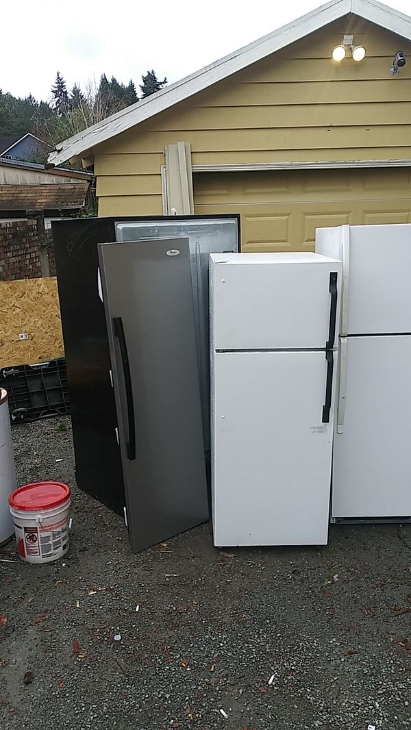 Free scrap metal refrigerators work don't need them anymore hot water