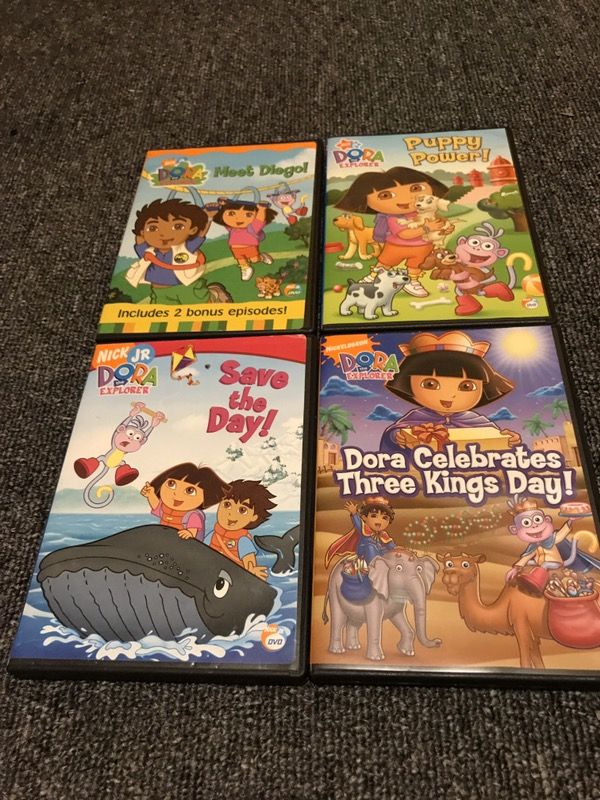 Lot Of 4 Dora The Explorer Dvds For Sale In New Bern Nc