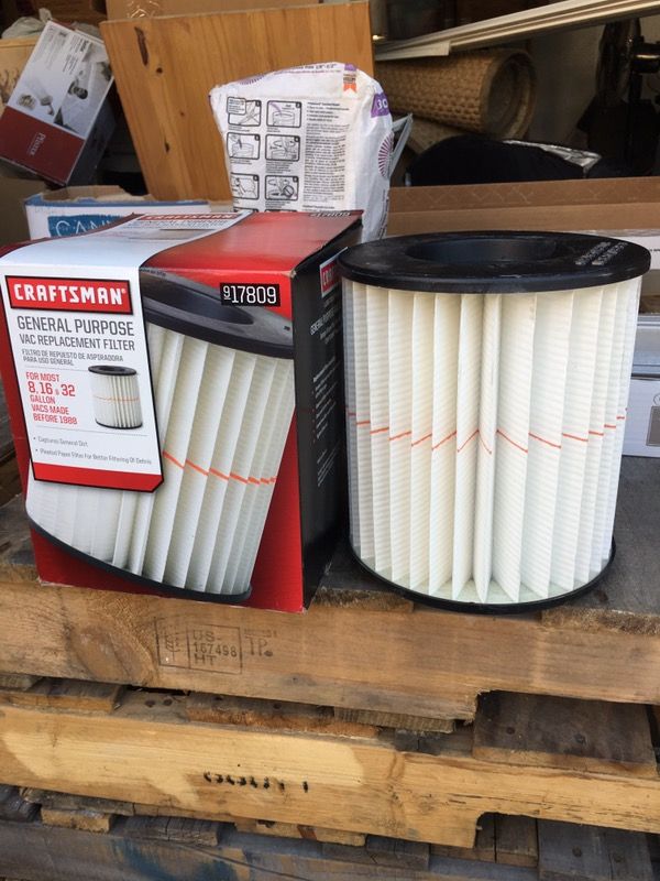 Craftsman Wet/Dry Shop Vac filter. 917809 for Sale in Pico Rivera, CA