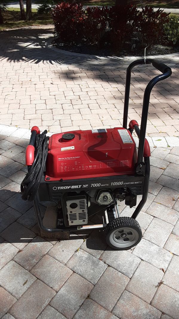 Troy-Bilt XP Series 7000 Watt 10500 Starting Watts Auto Start Generator ...