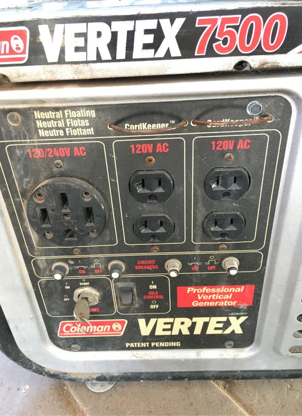 Coleman Vertex 7500 generator for Sale in Mesa, AZ - OfferUp