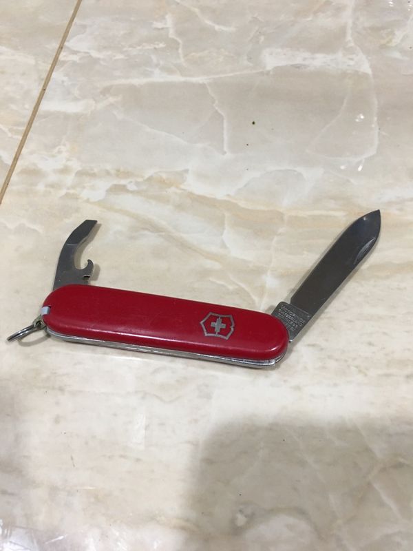Vintage Victorinox Rostfrei Officier Suisse Swiss Army Knife Pocket