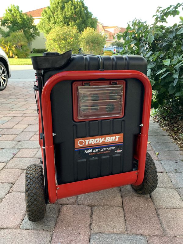 Troy Bilt Generator (Electric Start). 7800 Watt. Like New 785 for Sale