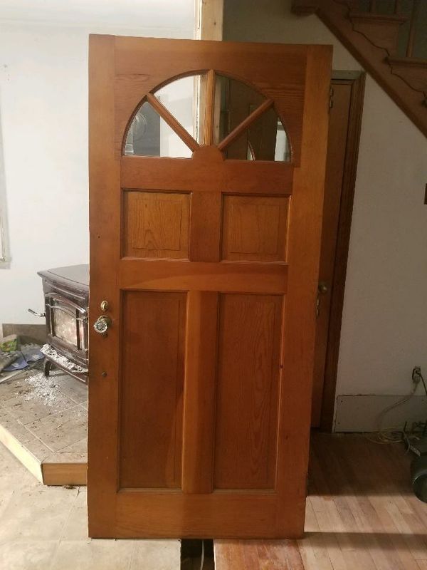 Exterior Door solid wood for Sale in Andreas, PA OfferUp