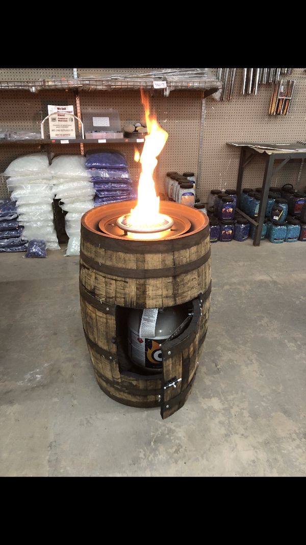 Fire pit Whiskey barrel for Sale in Mesa, AZ OfferUp