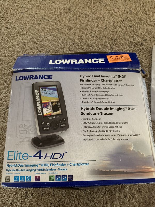 Lowrance Elite 4 HDI fish finder for Sale in Elma, WA OfferUp
