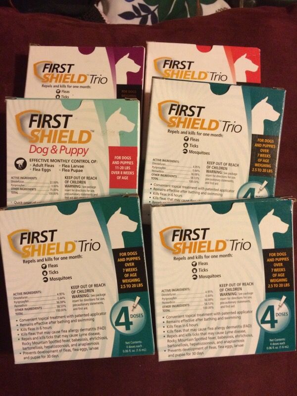 First Shield Trio For Dogs Various Weights for Sale in Tampa, FL OfferUp