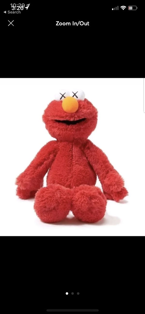 elmo kaws toy