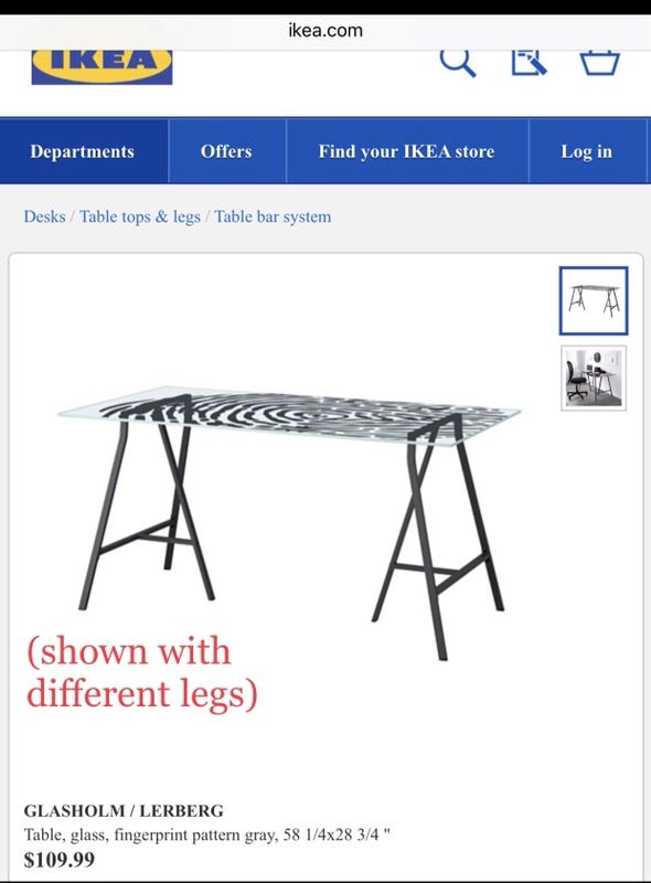 New Fingerprint Ikea Desk for Sale in Mesa, AZ OfferUp