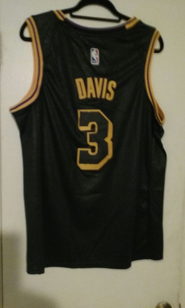 anthony davis lakers black jersey