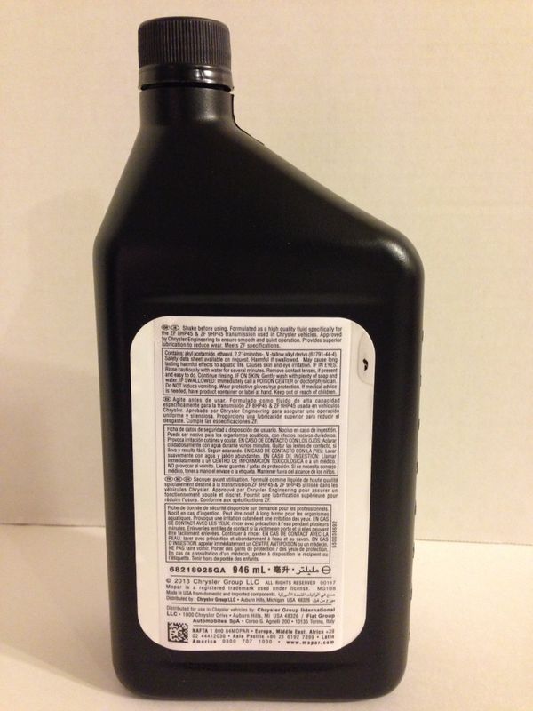 Transmission Fluid Mopar 8&9 Speed ATF for Sale in Gardena, CA OfferUp