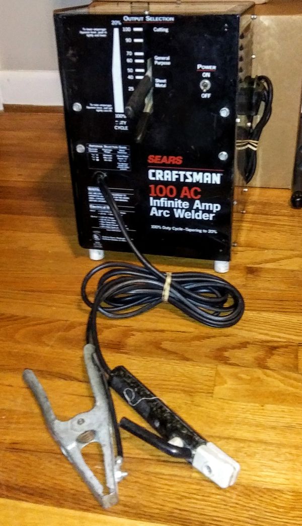 Craftsman 100 ac infinite amp arc welder