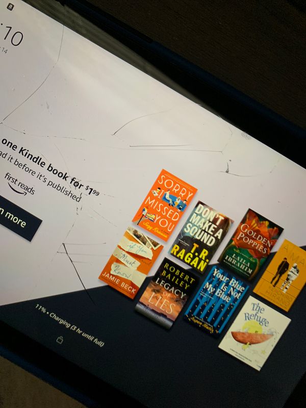 Amazon Fire 10 HD tablet cracked screen for Sale in Sanford, FL OfferUp