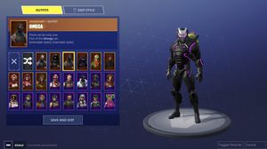 fortnite account with 30 skins max omega for sale in corona ca - purple omega fortnite account