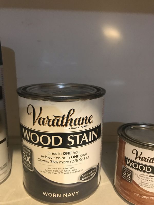 Wood stain and spray