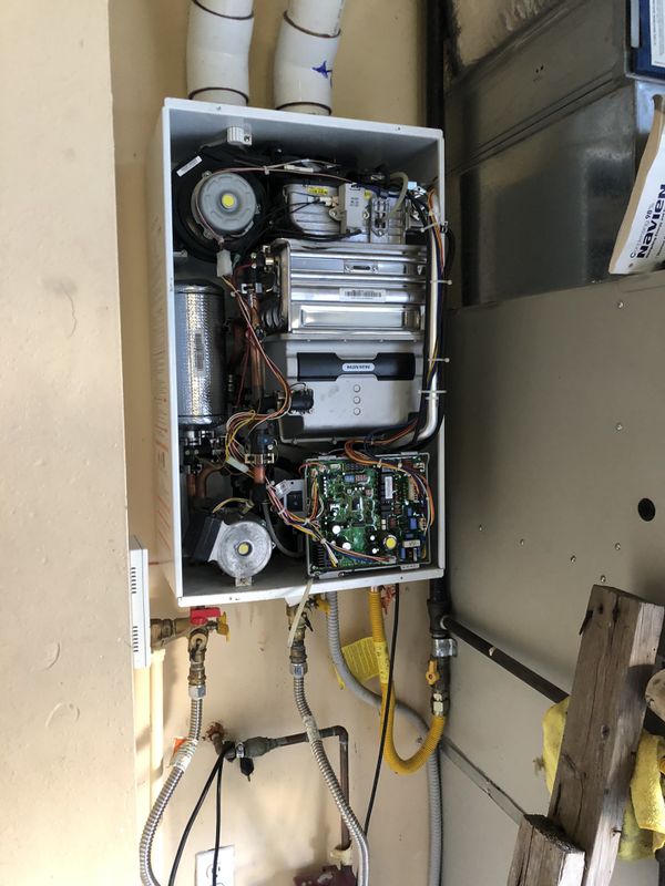 Used but working Navien NR240 condensing tankless water heater