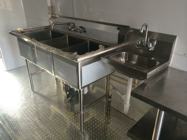 THREE COMPARTMENT SINKS HAND SINKS FOR FOOD TRUCKS PLUMBING   942eb9fe34764ab5b439049f20700bac 