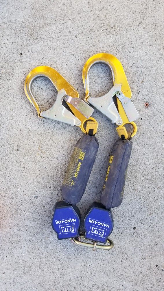 SALA NANO EXOFIT HARNESS FALL PROTECTION YO YO RETRACTABLES for Sale in