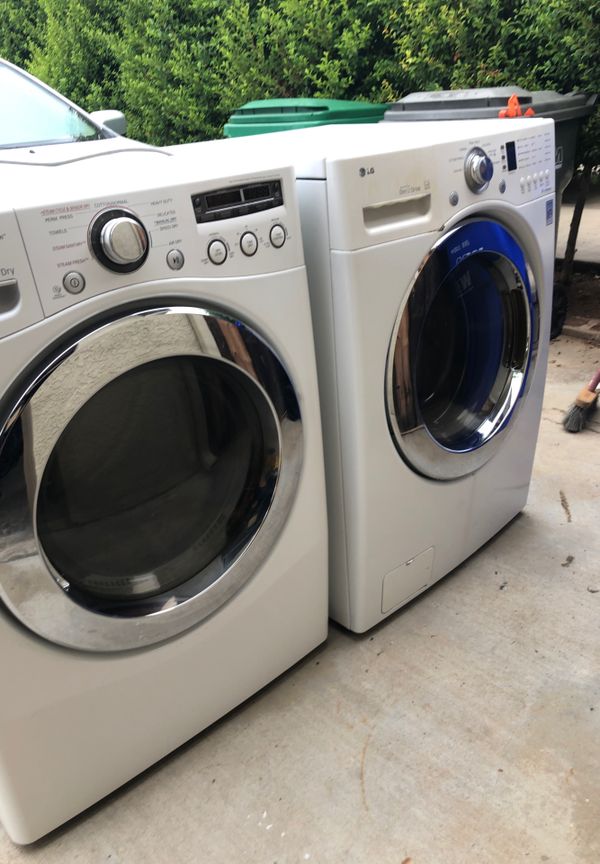 Lg front loader and dryer in good working condition but the washer has ...