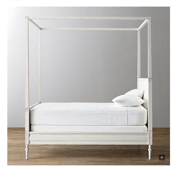 Restoration Hardware Bellina Canopy Bed Twin for Sale in