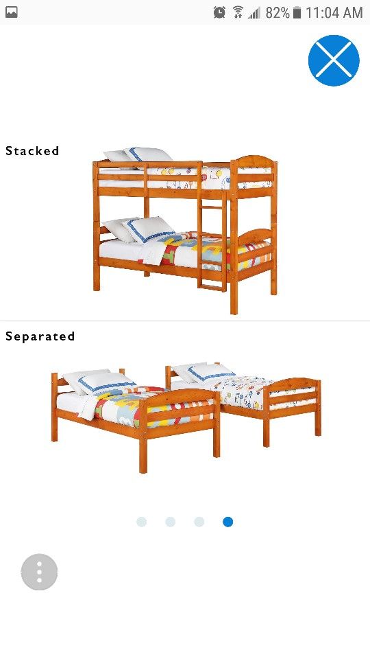 Better Homes And Gardens Leighton Twin Over Wood Bunk Bed For Open In The Appcontinue To Mobile Website