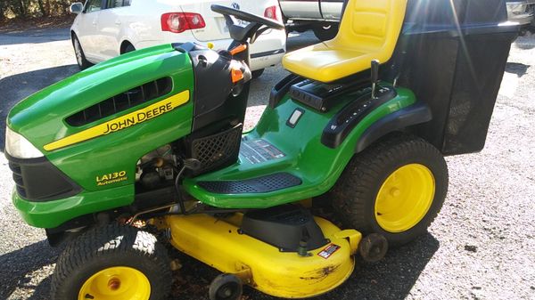 John Deere la130 automatic riding tractor lawn mower for Sale in ...