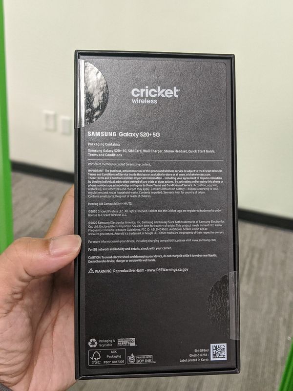 galaxy s20 cricket