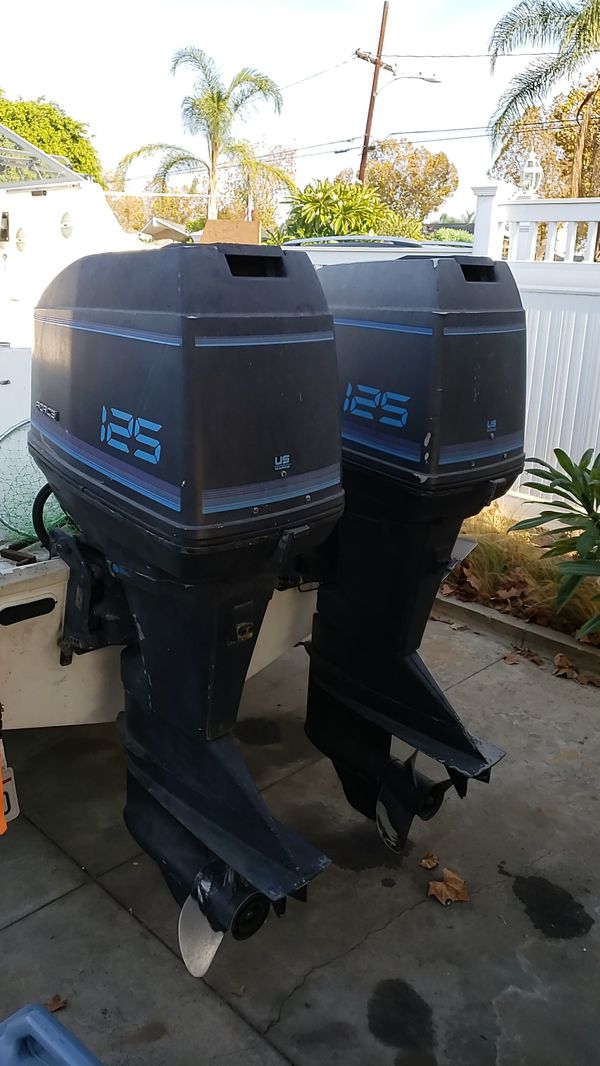 2 force 125 outboard motors for sale in whittier, ca - offerup