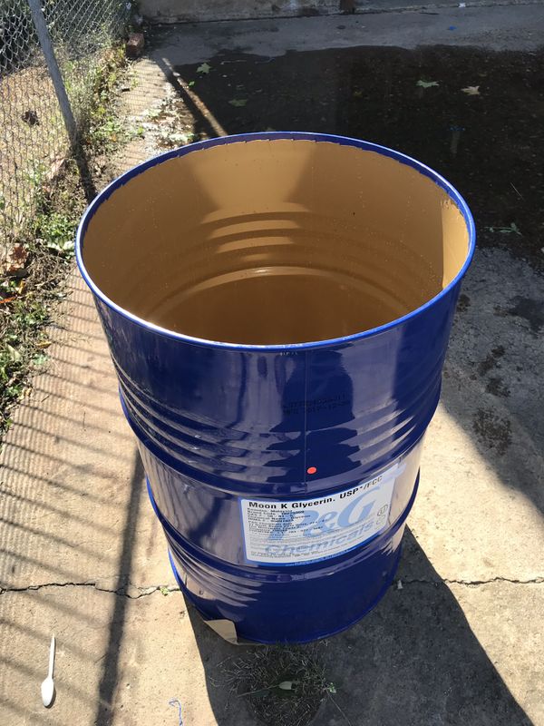 55 gallon food grade metal fixedlid metal barrels. for