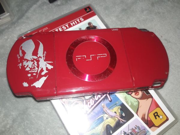 Limited Edition God Of War Entertainment Pack Red Sony Psp 2000 for ...