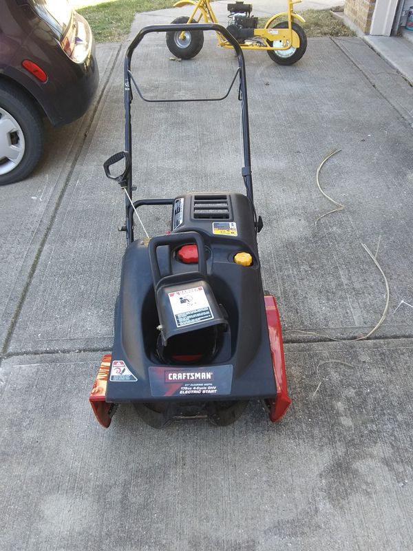 Craftsman 21 inch electric start snow blower for Sale in Indianapolis