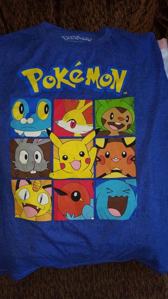 8 bit pokemon shirt