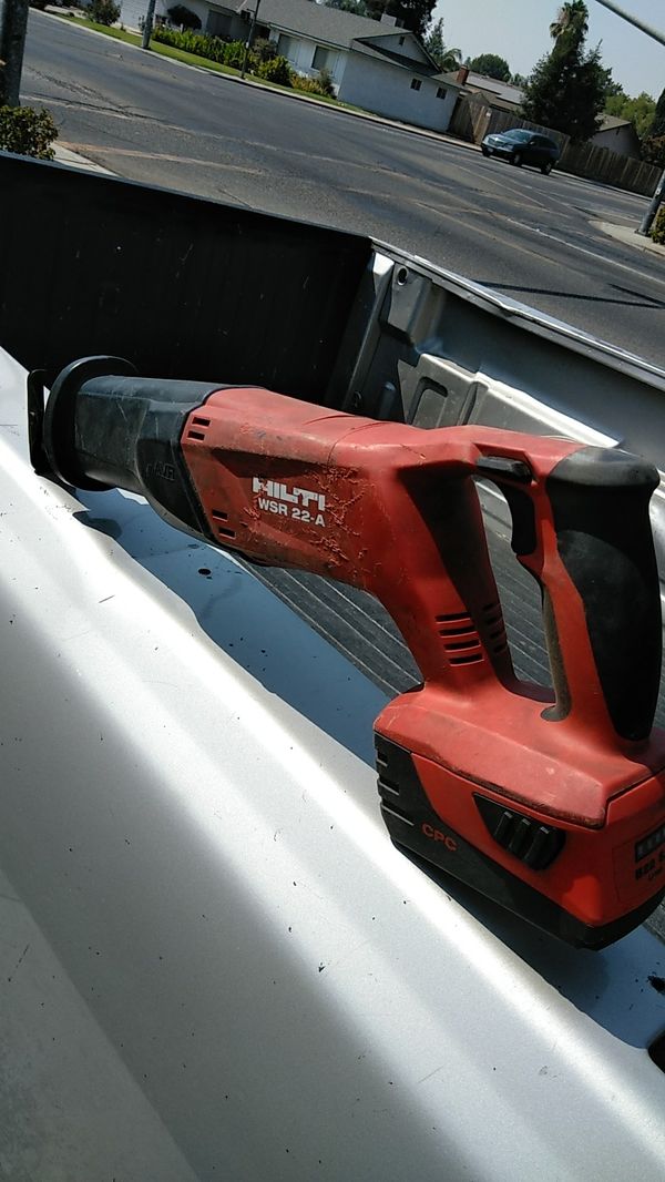 Hilti sawzall with brand new battery and new parts for Sale in Visalia